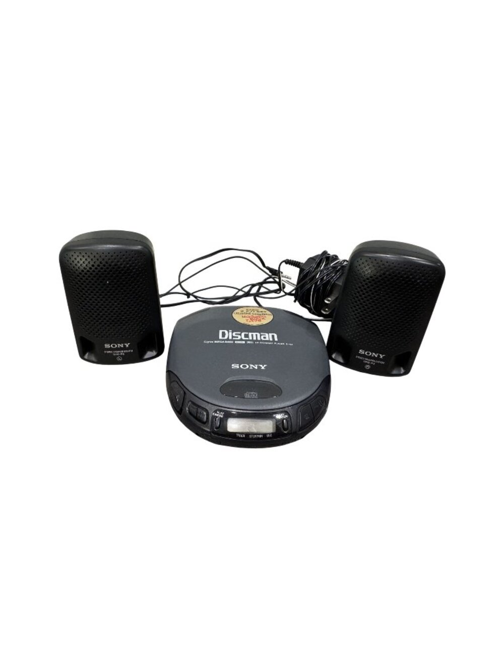 Sony Discman Walkman D-151 Digital Mega Bass 1997 CD Player With Speakers